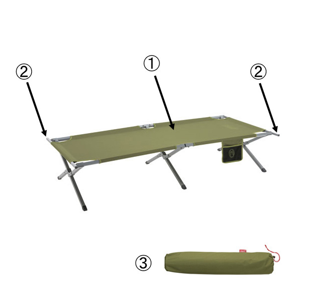 トレイルヘッドコット用エンドフレーム