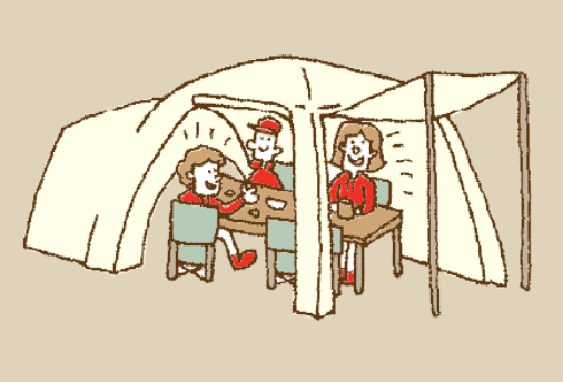 3.スクリーンタープにもなる